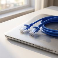 Cable Ethernet MINGJIANG Cat6 UTP de 8 Conductores, Conductor de Cobre Libre de Oxígeno, RJ45, Cable de Red LAN, 1M-15M, para Router