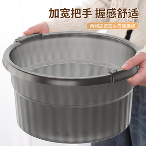Foot Massager Deep 18Cm Transparent Plastic Foot Bath Basin For Calf Massage Home Use - Product Image 5
