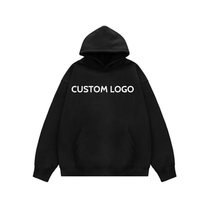 Sudadera con Capucha para Hombre al por Mayor, de Tono Sólido, Oversize, con Bolsillo Canguro, Soporte para Impresión de Logotipo Personalizado, Estilo Urbano - Product Image 3