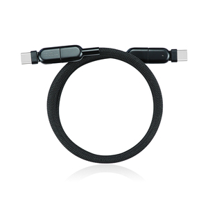 Câble USB tressé en nylon ultra-résistant avec tête rotative à 180 degrés, charge rapide, type C, pour <span class=keywords><strong>iPhone</strong></span> 15, Huawei, Samsung - Product Image 2