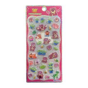 Nouvel autocollant 3D stéréo en relief mignon et amusant, motif ours fraise de dessin animé, autocollant de scellage solide - Product Image 2