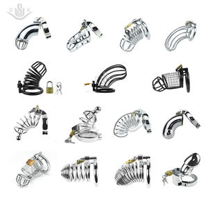 Kandang Keperawanan Semi-Tertutup Baja Anti Karat DK Terlaris 3 Ukuran Model Cincin Alat Keperawanan Mainan Seks untuk Pria Properti SM - Product Image 5