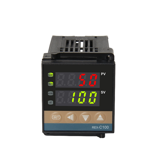 Dual Digital RKC PID Temperature Controller REX-C100 Relay/SSR Output