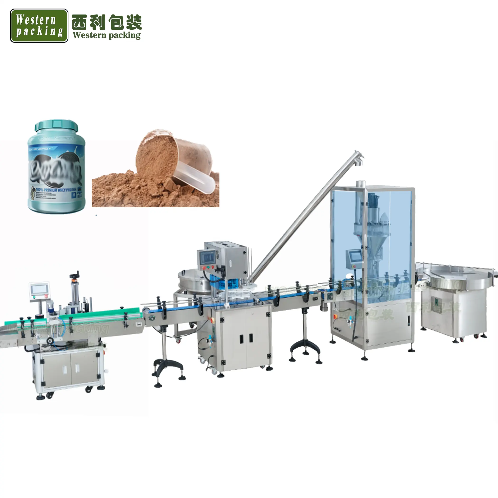 Filling Powder Machine Protein Powder Filling Machine For Factory