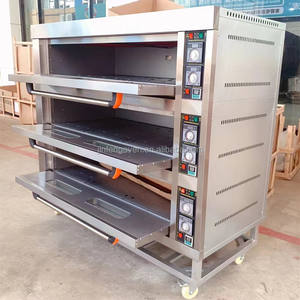 Industriale commerciale grande 3 Deck 9 vassoio forno elettrico 6 vassoio forno per pane per panetteria ristorante - Product Image 6