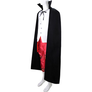 Disfraz de Cosplay de <span class=keywords><strong>One</strong></span> <span class=keywords><strong>Piece</strong></span> Shanks, Conjunto de 4 Piezas, Capa Roja, Camisa, Pantalones, Traje de Anime para Juego de Rol - Product Image 2