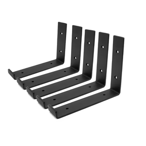 Soporte de chapa de acero inoxidable de 7,25x6 pulgadas montado en la pared soportes de ángulo L de acero derecho de hierro para estampado de muebles - Product Image 2