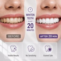 Bandes blanchissantes pour les dents avec bandes blanchissantes blanches pour des dents éclatantes