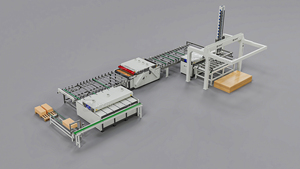 Scie à panneaux grande capacité 1300/2500 mm, machine à scier le bois multi-lames, alimentation automatique, machine à scier multi-lames pour panneaux MDF/contreplaqué - Product Image 5