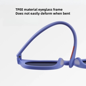 Kacamata Anak Trendi <span class=keywords><strong>2026</strong></span>, Bingkai Kotak, Lensa Polarisasi, Logo Custom, untuk Anak Perempuan dan Laki-laki, Proteksi UV400 - Product Image 2