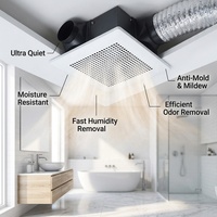Vente en gros de ventilateurs extracteurs d'air pour salle de bain, cuisine, plafond, montage mural, 100-150 mm, 220 V/110 V