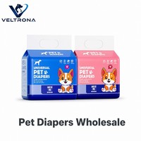 Pañales Universales para Mascotas, Absorbentes, a Prueba de Fugas, de Algodón Suave, con Núcleo de Polímero Súper Absorbente para Cachorros y Perros Adultos