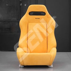 WZSEAHI желтое Спортивное гоночное сиденье универсальное регулируемое автомобильное гоночное сиденье с ползунком - Product Image 2
