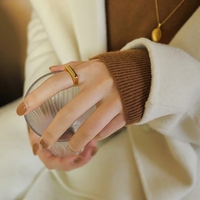 Cincin Signet Anti Karat Custom Personalisasi Zhongzhe, Grosir Cincin Baja Anti Karat dengan Ukiran Laser