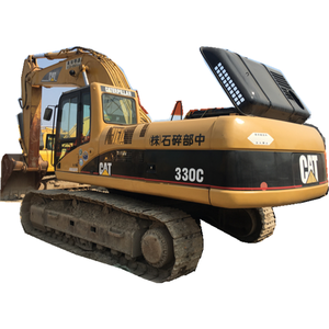 Excavadora de cadenas grande CAT 330C usada, excavadora Caterpillar 330C original para minería y movimiento de tierras - Product Image 1