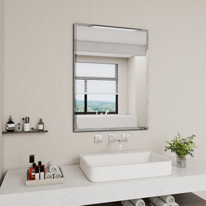 Tùy Chỉnh Phòng Tắm Lớn Gương Không Khung Beveled Đánh Bóng Thủy Tinh Bạc Gương Hình Chữ Nhật Vanity Tường Gương Cho Sử Dụng Hàng Ngày - Product Image 6