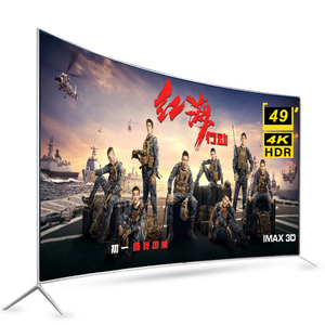 Televisor Inteligente Curvo de 49 Pulgadas, Pantalla Grande 4K Ultra HD LED, Televisión LED 4K de 49 Pulgadas - Product Image 1