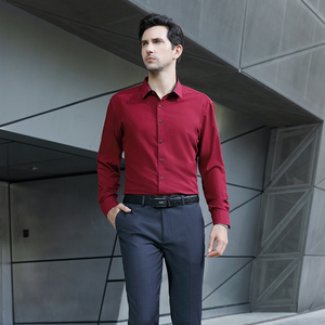 Camisas <span class=keywords><strong>de</strong></span> Trabajo Unisex Sin Arrugas, Fáciles <span class=keywords><strong>de</strong></span> Cuidar, No Necesitan Planchado, Uniformes Profesionales <span class=keywords><strong>de</strong></span> Negocios, Ideales para Viajar, Modal - Product Image 4