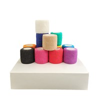 Ruban adhésif élastique en maille pour le sport, respirant et imperméable, disponible en plusieurs couleurs, en stock usine