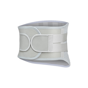 Ceinture de soutien lombaire respirante pour hommes et femmes, attelle abdominale de rééducation avec plaque en acier, application médicale - Product Image 1