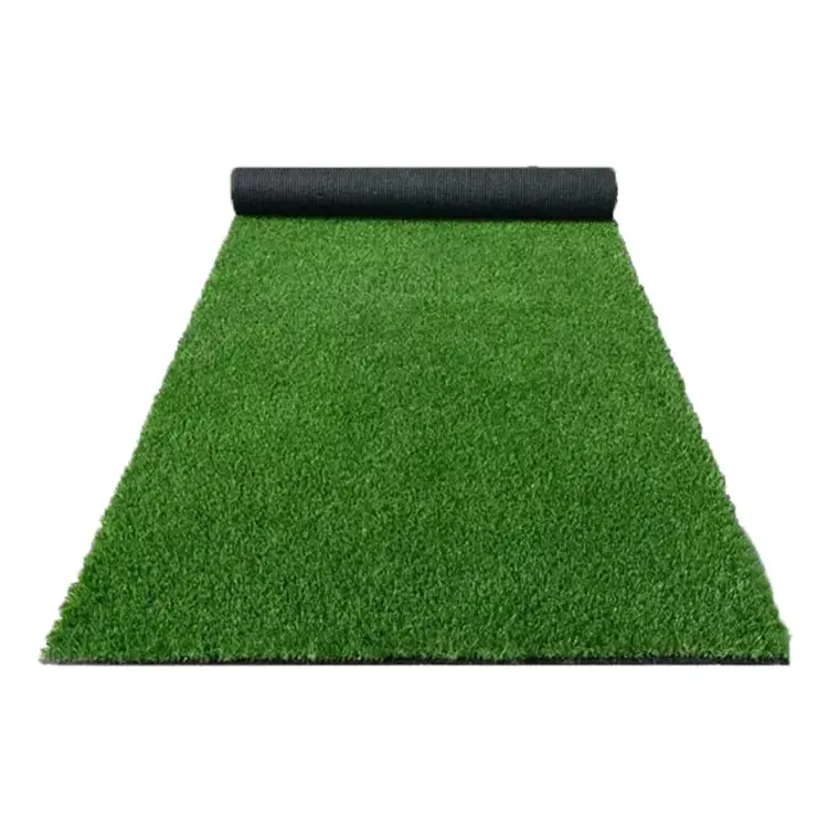 Gramado artificial verde de futebol