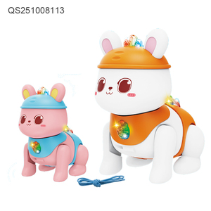 QS Shantou çin çocuklar elektrikli yürüyüş karikatür Pet oyuncaklar çocuk 3 + yaş plastik B/O at hayvan seti oyuncaklar ile müzikli ışık - Product Image 2