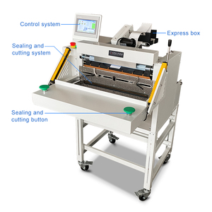 Machine d'emballage automatique intelligente pour le commerce électronique avec impression de sacs, emballage express, ensacheuse automatique et étiqueteuse avec scanner - Product Image 2