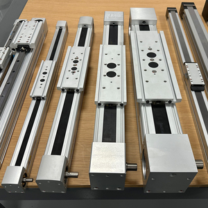 Ta106 NEMA 34 tuyến tính mô-đun 500 mét đột quỵ 3 mét/giây chuyển động vành đai tốc độ tuyến tính trượt giai đoạn Thiết bị truyền động đường sắt có tính năng lõi động cơ mang - Product Image 6