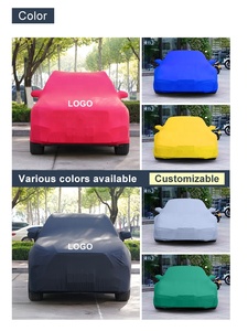 Custom Polyester Car <span class=keywords><strong>Cover</strong></span> <span class=keywords><strong>Waterproof</strong></span> e Sun Protection Full Auto Cobertura para Uso Indoor e Outdoor Windproof Dustproof - Product Image 6