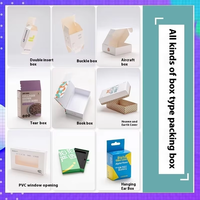 Boîte en carton multi-tailles et multi-couleurs pour cosmétiques, huiles essentielles, petits cadeaux, emballage à rabat, étui de rangement pour petites entreprises