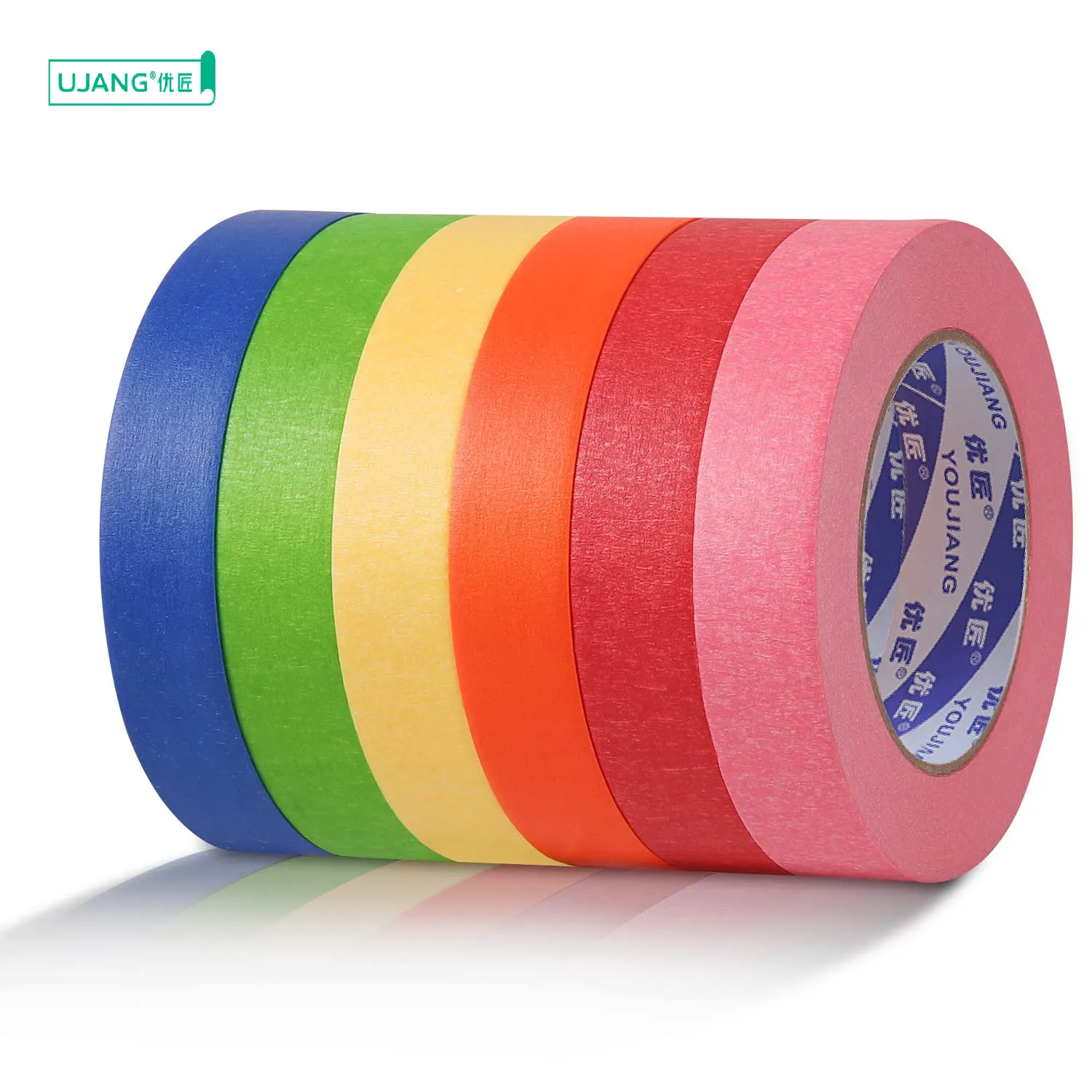 YOU JIANG High Temperature heat Resistant painter's Masking Tape spray Adhesive Crepe Paper for car automotive painting