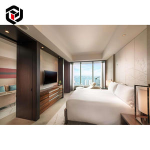 Set Completo di Camera da Letto Moderno in Legno Impiallacciato su Misura, Grado E1, per Appartamenti e Hotel a <span class=keywords><strong>4</strong></span> Stelle - Product Image 4