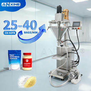 HZFB yarı otomatik beslenme tozu burgu dolgu peynir altı suyu proteini tozları kazeinatlar süt proteini yoğurt toz dolum makinası - Product Image 1