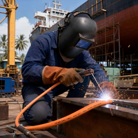 Câble de soudage électrique flexible en cuivre gainé de caoutchouc 1/0 AWG avec courant nominal de 200A pour les machines de soudage à l'arc et les centrales électriques