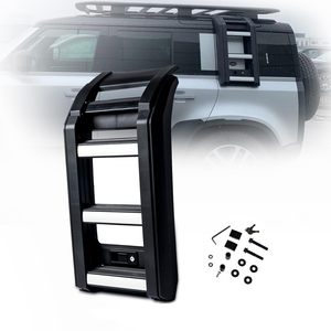 Accesorios Universales Escalera Ajustable para Techo de Auto Compatible con Land Rover <span class=keywords><strong>Defender</strong></span> 90 110 4x4 Accesorios para Autos Deportivos - Product Image 1