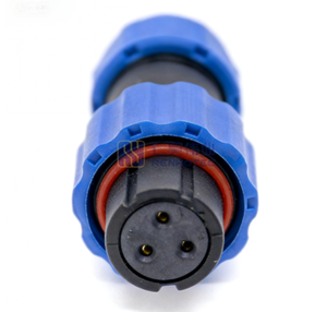 ขั้วต่อวงกลมแบบกันน้ำ IP68 รุ่น WEIPU SP1310/S3 แบบ 3 ขา พร้อมปลอกไนลอน สำหรับติดตั้งสายเคเบิล ชนิดบัดกรี ตัวเมีย - Product Image 2