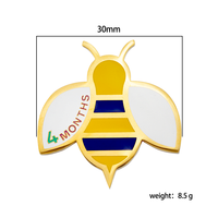 Broche papillon en acier inoxydable plaqué or 18 carats pour homme, motif Menorah, idéale pour les fêtes