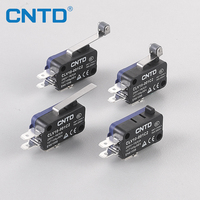CNTD tout nouveau produit CMV10-081C Miniature Snap-Action Switch 10A 380V Mirco Switch CMV10-081C2 Bouton avec Inching (Vert/Rouge)