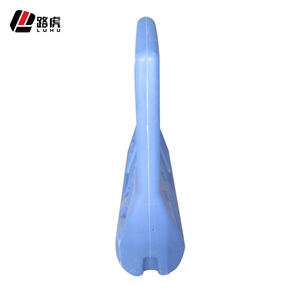 Barriera stradale nuovo materiale che soffia barriera riempita d'acqua di traffico in plastica rossa - Product Image 5