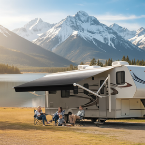 Toldo Automático para Autocaravana Wareda W5700 con Certificación CE, de Aleación de Aluminio, Enrollable Eléctrico, Impermeable, para Exteriores, para Remolques y Caravanas - Product Image 1