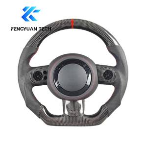 Volant en fibre de carbone pour BMW <span class=keywords><strong>Mini</strong></span> JCW R56 F56 F54 F55 F60, intérieur automobile, 2013 2014 2015 2017 2018 2019 2020 <span class=keywords><strong>2022</strong></span> - Product Image 2