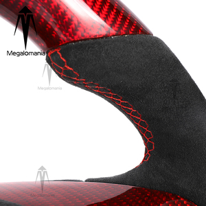 Volant de course en fibre de carbone adapté aux <span class=keywords><strong>Maserati</strong></span> Grecale, Levante, Ghibli, Quattroporte, GranCabrio, GranTurismo - Product Image 6