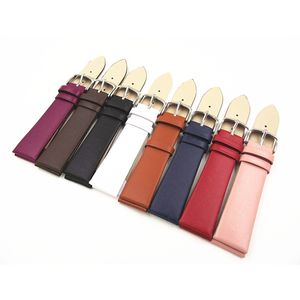 Bracelet de <span class=keywords><strong>montre</strong></span> en cuir <span class=keywords><strong>ultra</strong></span> fin 12 14 16 18 20 22mm en cuir véritable, remplacement du bracelet de <span class=keywords><strong>montre</strong></span> plat et fin pour dames et hommes - Product Image 1