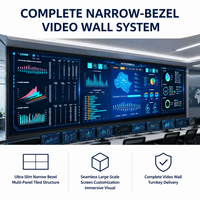 Pantalla de Señalización Digital Comercial con Marco Ultrafino y Video Wall sin Juntas, SDK para Señalización, Sala de Control, Comercio Minorista y Centro de Tránsito