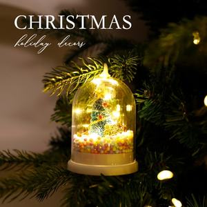 Kidsren's Silver Flower LED Velas Night Light Decoraciones sin llama Venta al por mayor Christmas Desktop Tree Ornaments - Product Image 3