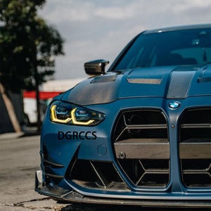 M3 G80 M4 G82 รถคูเป้สองประตู ปี 2020-2025 CSL ชุดแต่งกันชนหน้าคาร์บอนแห้ง ช่องดักอากาศคาร์บอนไฟเบอร์ ตัวเลือกเสริม AC หรือไม่มี AC - Product Image 5