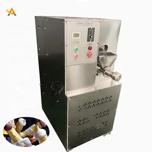 Máquina de geladeira oco, tipo de tubo oco, máquina maquina de sorvete enchida de milho, para venda, máquina de extrusão de tubo oco