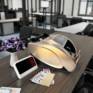 La mejor máquina de contador de dinero de billetes falsos de Color dorado admite tecnología IR para USD EUR GBP <span class=keywords><strong>MZN</strong></span> Contador de alto valor - Product Image 5
