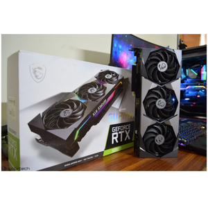 การ์ดจอ nvdia <span class=keywords><strong>MSI</strong></span> GeForce <span class=keywords><strong>RTX</strong></span> 3080 x <span class=keywords><strong>Trio</strong></span> 10GB gaimg <span class=keywords><strong>RTX</strong></span> 3080 <span class=keywords><strong>Ti</strong></span> 10g GPU สำหรับเดสก์ท็อปพีซี - Product Image 1