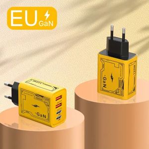 EU/US <b>Plug</b> GAN 120W Super Flash Charge Quick Charging 120W Travel <b>Adapter</b> Portable Smartphone Fast Charger <b>USB</b> Charger - Product Image 5